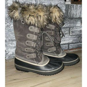Sorel Joan Of Arctic Faux Fur Snow Winter Tall Insulated Boots Women's 9.5